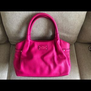 Kate Spade bright pink handbag